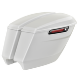 "Slasher" Dual Exhaust 4.5" Stretched Saddlebags for Harley Davidson (2023.5-2025)