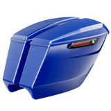 "Slasher" Dual Exhaust 4.5" Stretched Saddlebags for Harley Davidson (2023.5-2025)