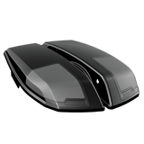 "Slasher" Dual Exhaust 4.5" Stretched Saddlebags for Harley Davidson (2023.5-2025)