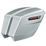 "Slasher" Dual Exhaust 4.5" Stretched Saddlebags for Harley Davidson (2023.5-2025)