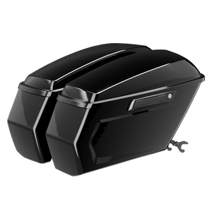 Detachable Rebel Chopped Saddlebags for Low Rider S/ST & Street Bob (2018-2025)
