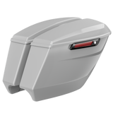 "Slasher" Dual Exhaust 4.5" Stretched Saddlebags for Harley Davidson (2023.5-2025)