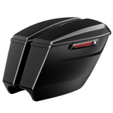 "Slasher" Dual Exhaust 4.5" Stretched Saddlebags for Harley Davidson (2023.5-2025)