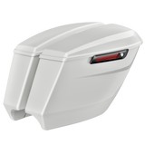 "Slasher" Dual Exhaust 4.5" Stretched Saddlebags for Harley Davidson (2023.5-2025)