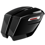 "Slasher" 2-into-1 Exhaust 4.5" Stretched Saddlebags for Harley Davidson (2023.5-2025) (Copy)