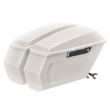 Detachable Rebel Chopped Saddlebags for Low Rider S/ST & Street Bob (2018-2025)