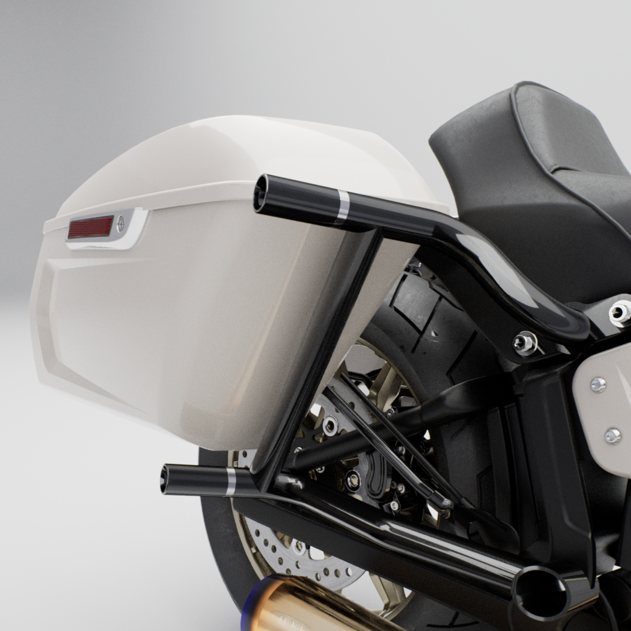 Katana Rear Fender & Saddlebags for 2009-2024 Harley Touring