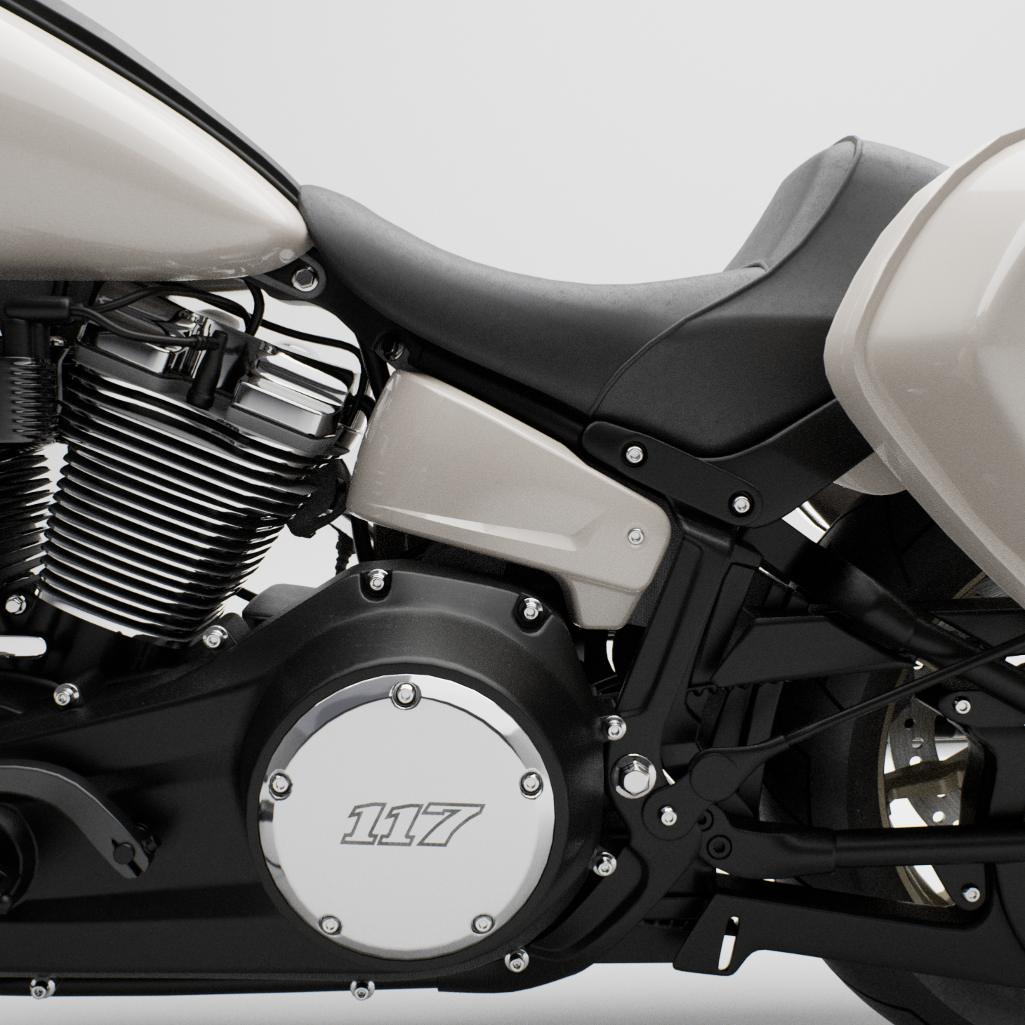 Suspension Upgrade Carbon Fiber Battery Side Covers For Harley Low