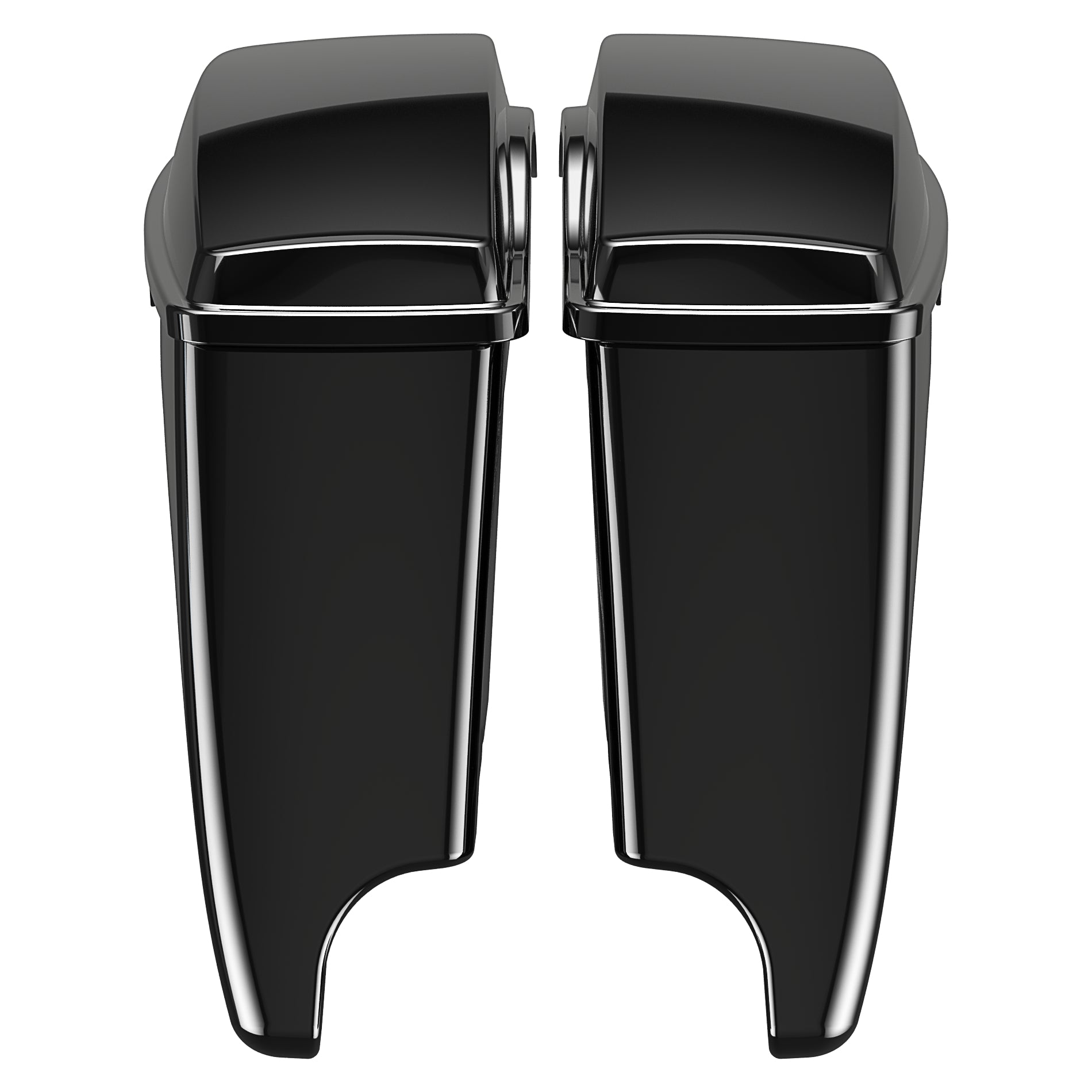 Red Hot Sunglo Stretched Saddlebags Extended Bag Rear Fender Fits 93-13 Harley E - Foto 6