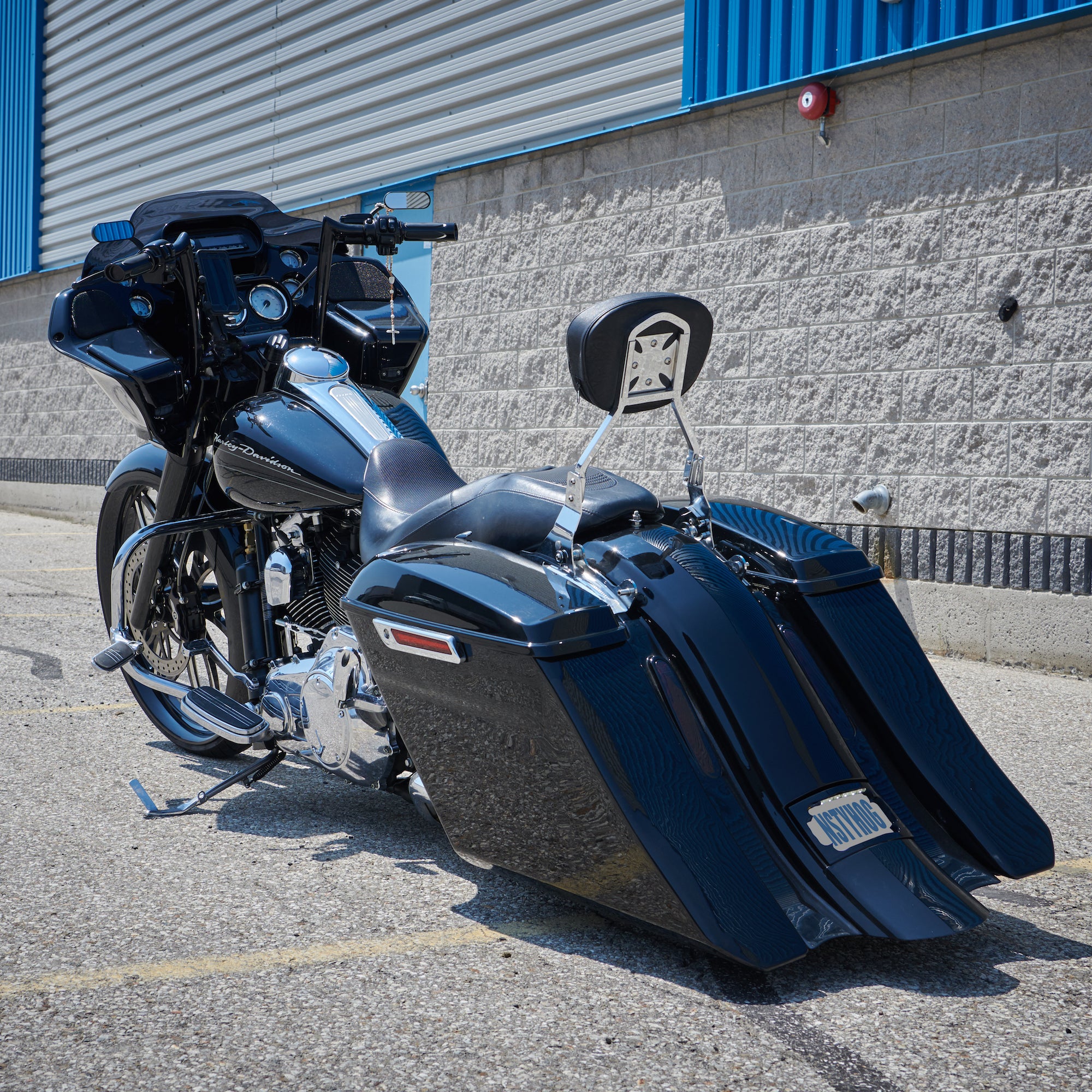 Harley davidson street fashion glide stretched bags